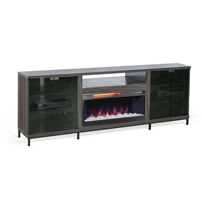 Napa 4 Doors Console With Fireplace Insert Option