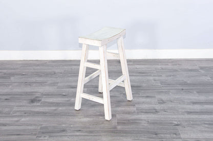 Marina - Stool With Wood Seat (Set of 2)