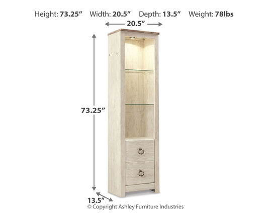 Willowton - Entertainment Center - TV Stand With Faux Firebrick Fireplace Insert - Whitewash