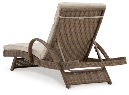 Beachcroft - Chaise Lounge With Cushion - Beige