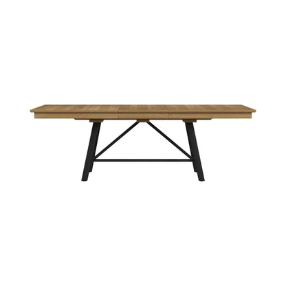 Newport - Trestle Table - Natural Oak