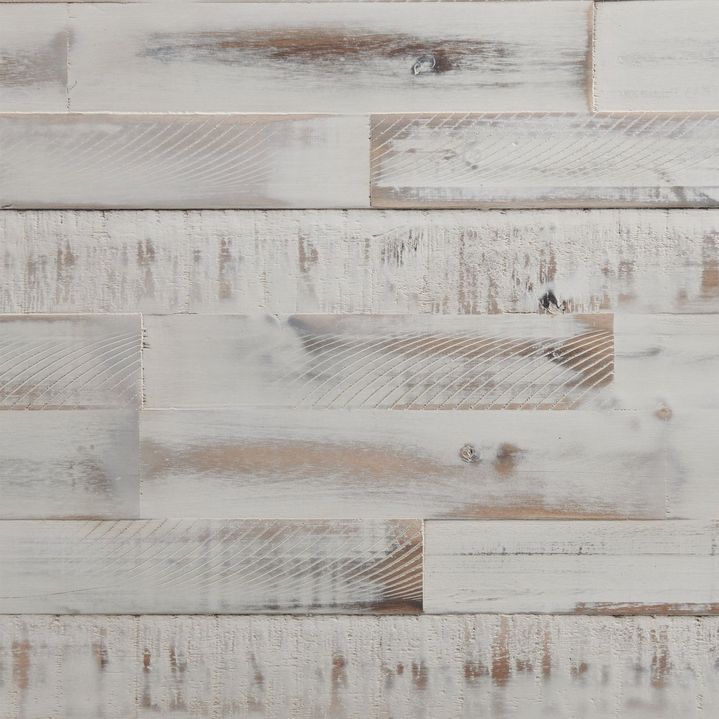 Modern Rustic - Panel Chair - Weathered White