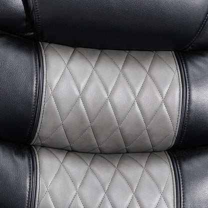 Nikko - Console Loveseat With Dual Recliners
