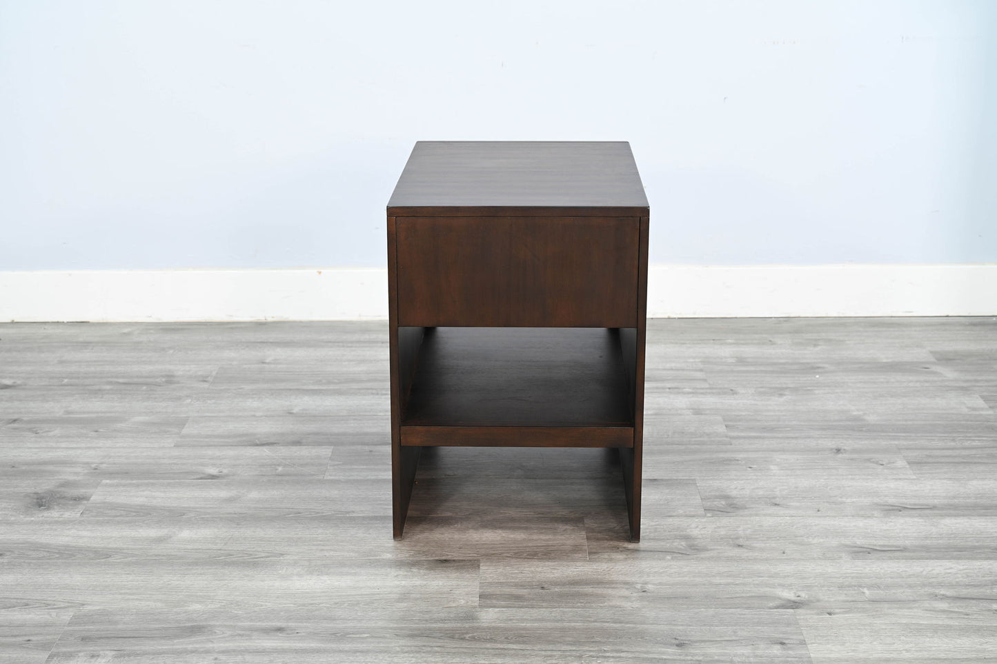 Chair Side Table With Drawer - Coffee Bean