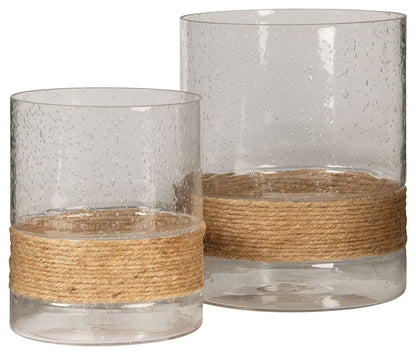 Eudocia - Candle Holder Set (Set of 2) - Clear