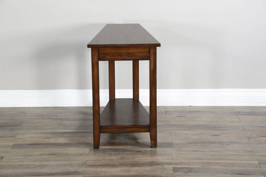 Santa Fe - Chair Side Table - Dark Brown