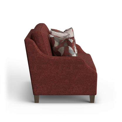 Gianna - Fabric Bench Loveseat With Nailhead Trim