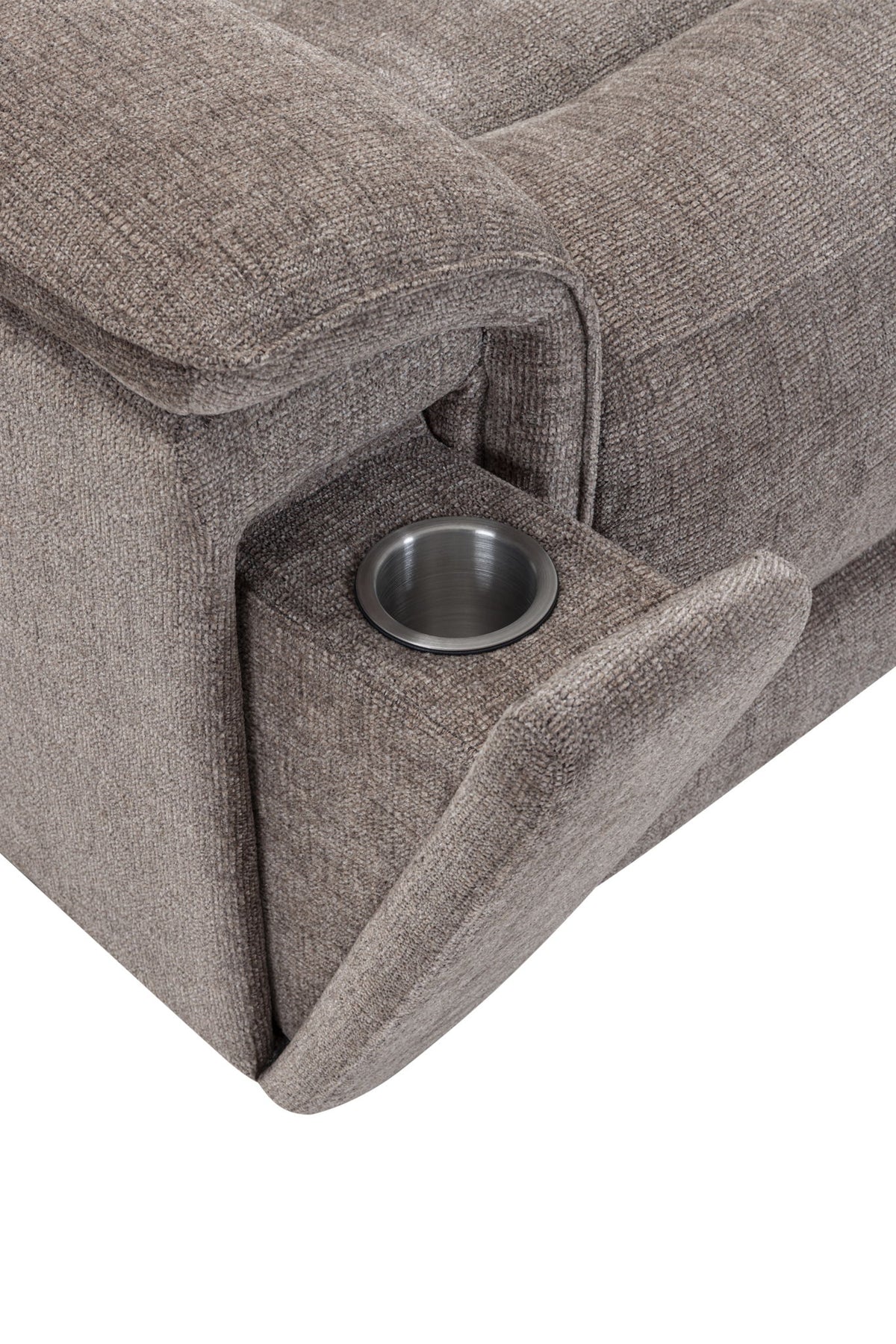 Colton - Power Zero Gravity Sofa With Drop Down Table And Immersive Audio P3 - Branson Tweed