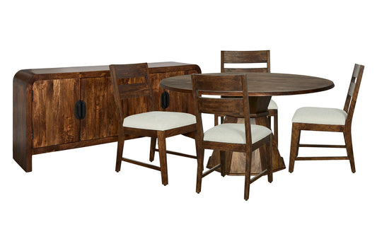 Portico - Ladderback Dining Chair (Set of 2) - Warm Brown