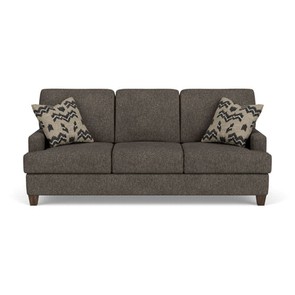Moxy - Fabric Sofa, T-Shaped Seat Cushion, Straight Track Arms
