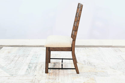 Doe Valley - Yellowstone Ladderback Chair, Cushion Seat (Set of 2) - Buckskin