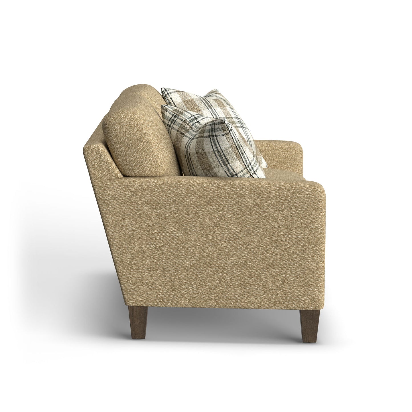 Moxy - Fabric Loveseat With Straight Track Arms