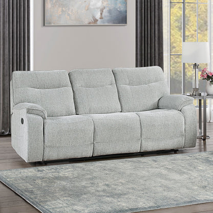 Chablis - Reclining Sofa - Mist Gray