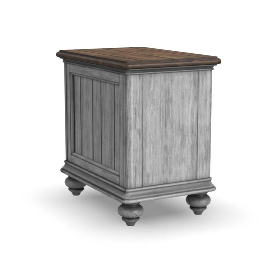 Plymouth - Chairside Table - Gray