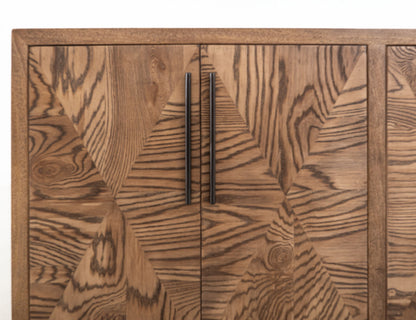 Verona - 4-Door Console - Renwick Oak Brown