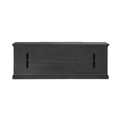Paradise Valley - 78" Entertainment Console - Saddle Brown