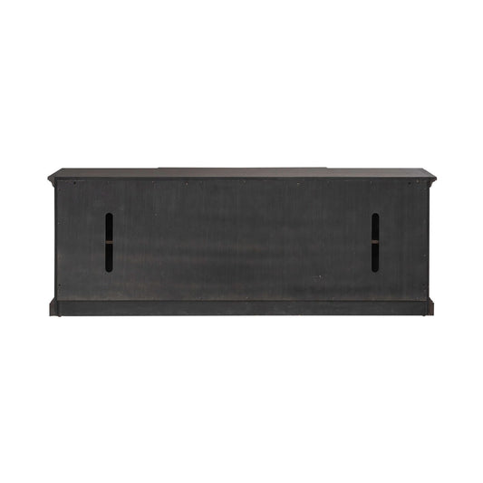 Paradise Valley - 78" Entertainment Console - Saddle Brown
