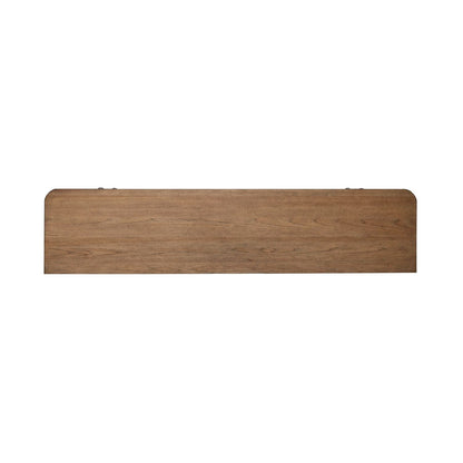 Fireplace TV Consoles - 80" Fireplace TV Console - Brown
