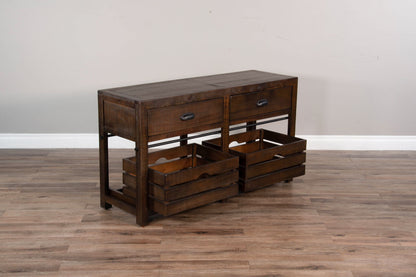 Homestead - 28" Sofa Table - Dark Brown