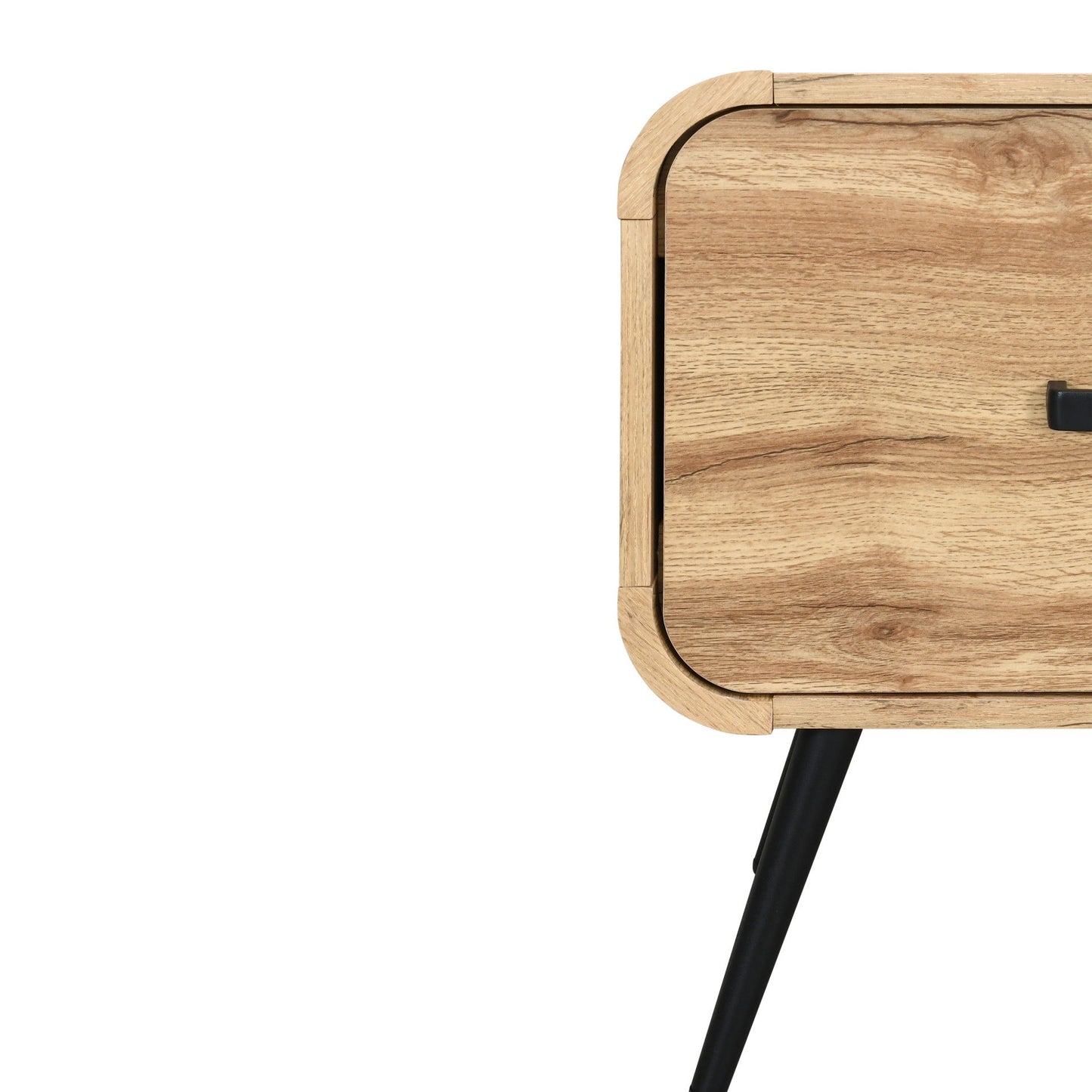 Rowan - One Drawer End Table/Bedside Table - Natural