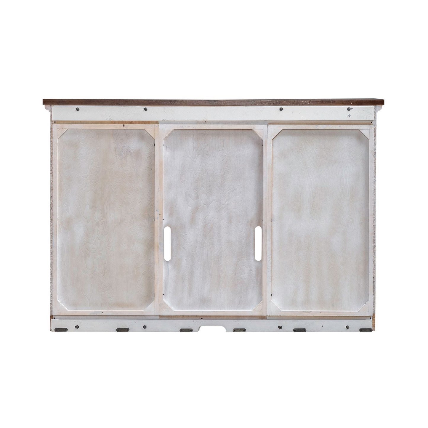 River Place - Entertainment Hutch - Riverstone White & Tobacco