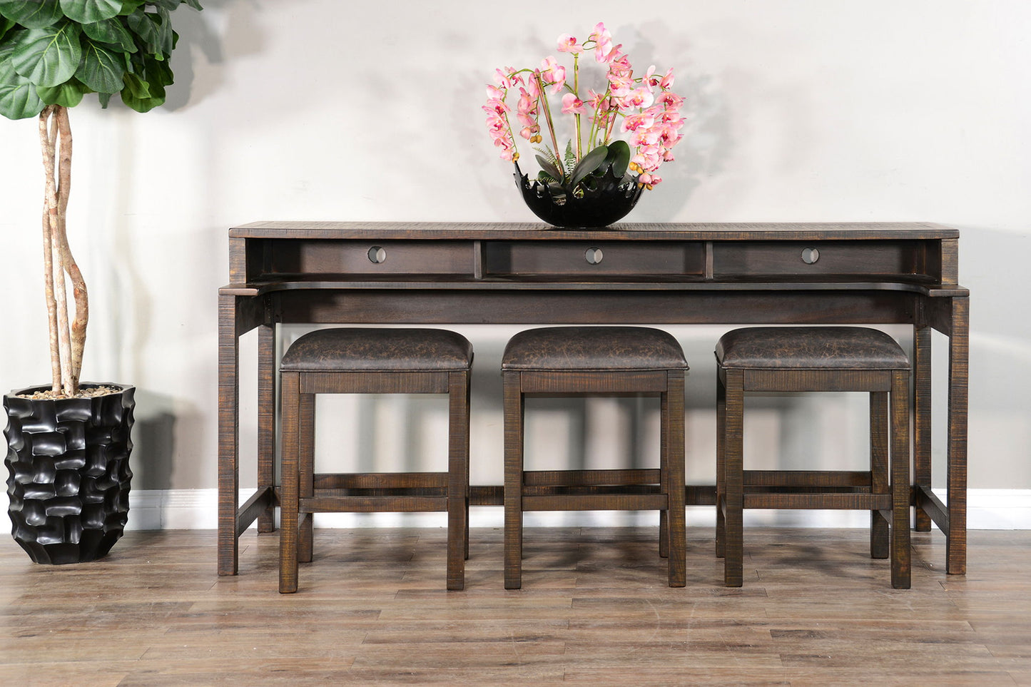 Homestead - Counter Cushion Seat Stool - Tobacco Leaf