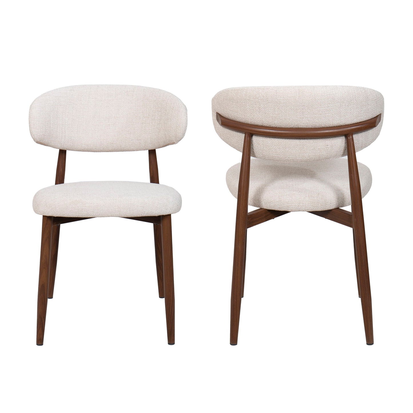 Royce - Side Chair With Metal Frame (Set of 2)