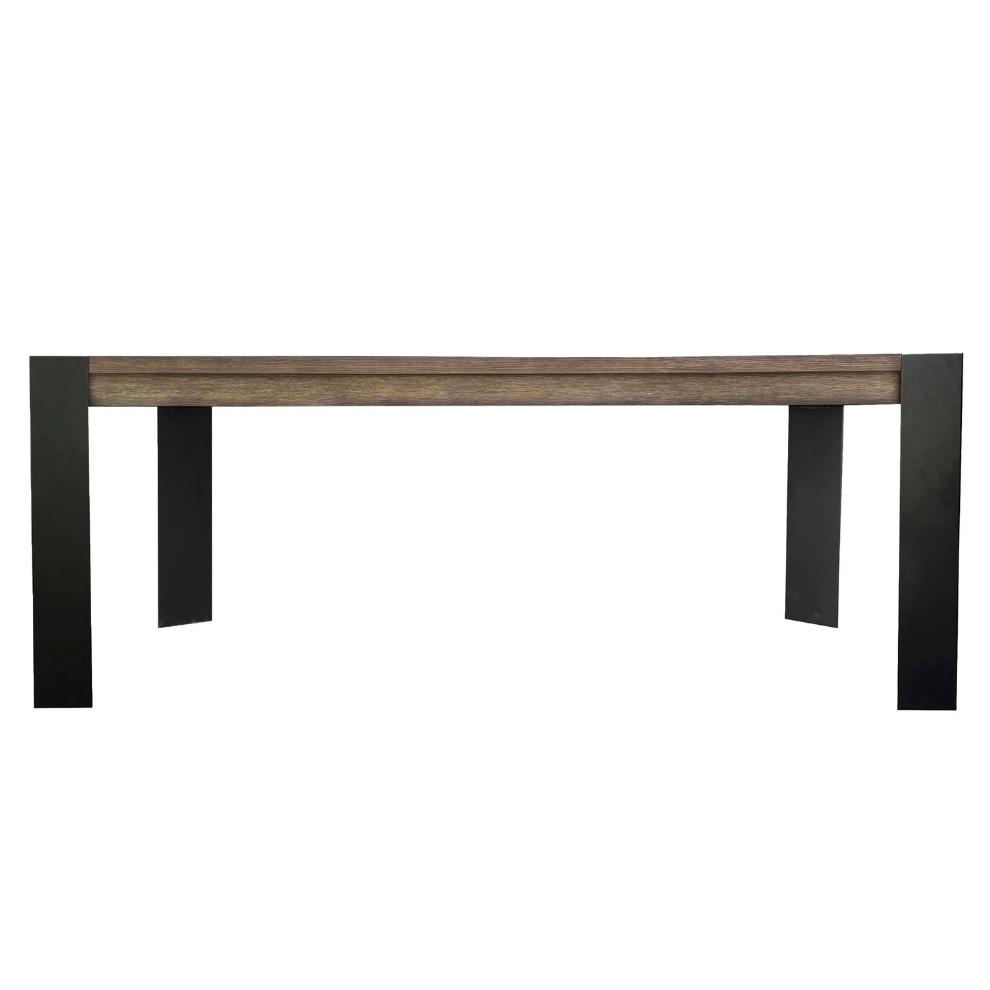 Cedar Fork - Dining Table With 6 Ladderback Chairs - Smoked Arabica
