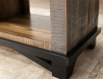 Loft Brown - Electric Fireplace - Two Tone Gray / Brown