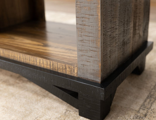 Loft Brown - Electric Fireplace - Two Tone Gray / Brown
