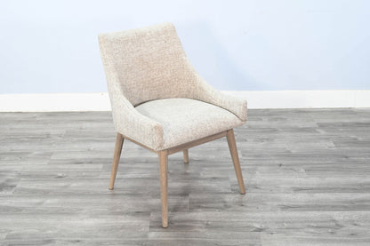 Olivia - Lowback Cushioned Dining Chair (Set of 2) - Wheat