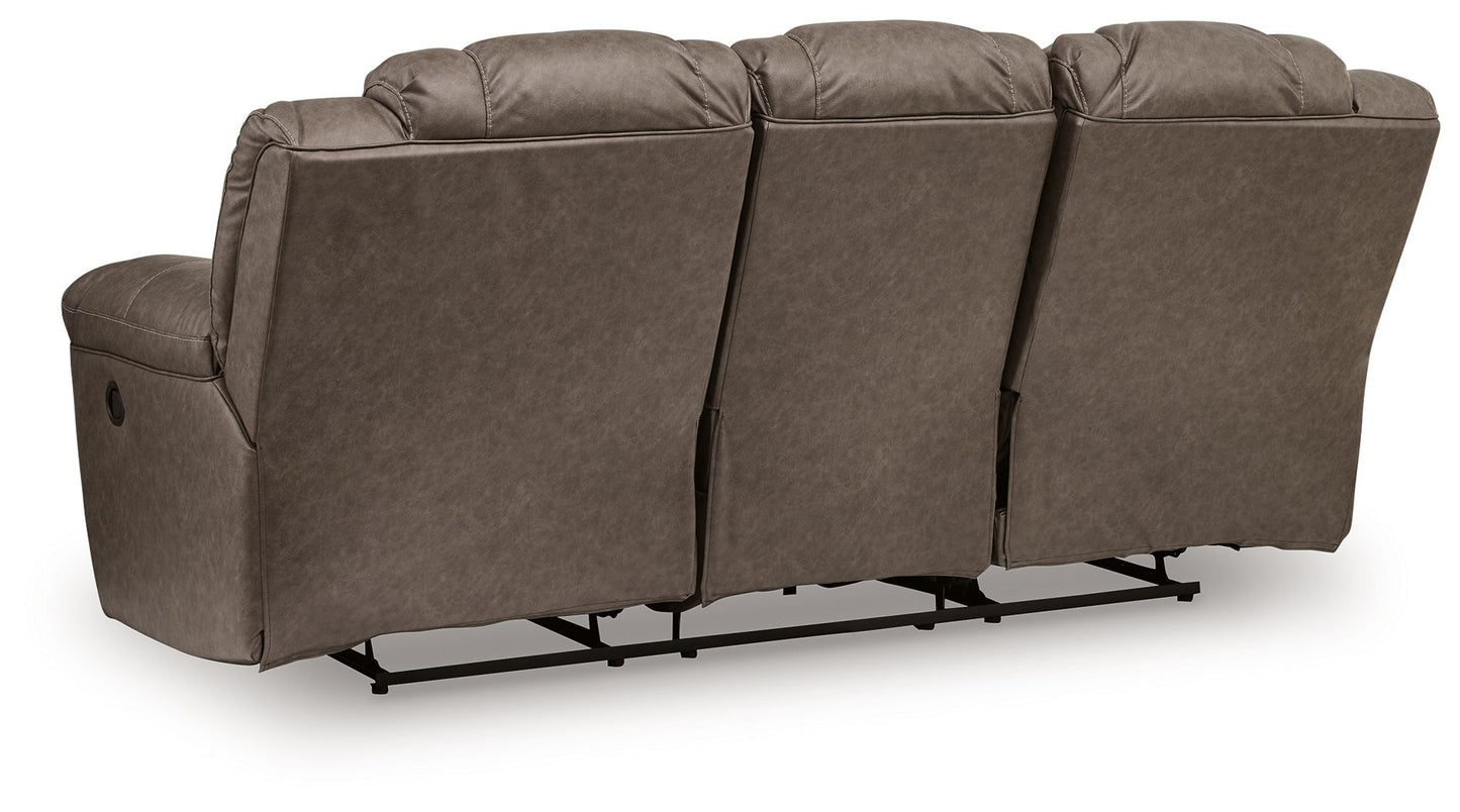 Lowilla - Reclining Sofa - Driftwood