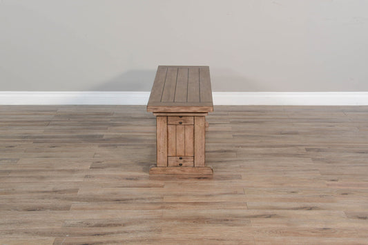 Doe Valley - Side Bench - Dark Brown