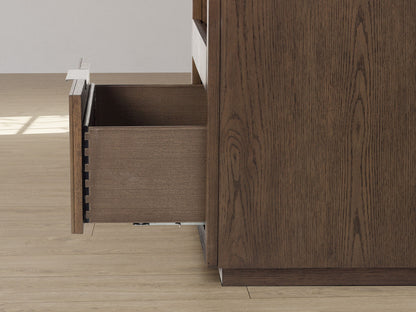 Athens - Open Nightstand - Dark Brown