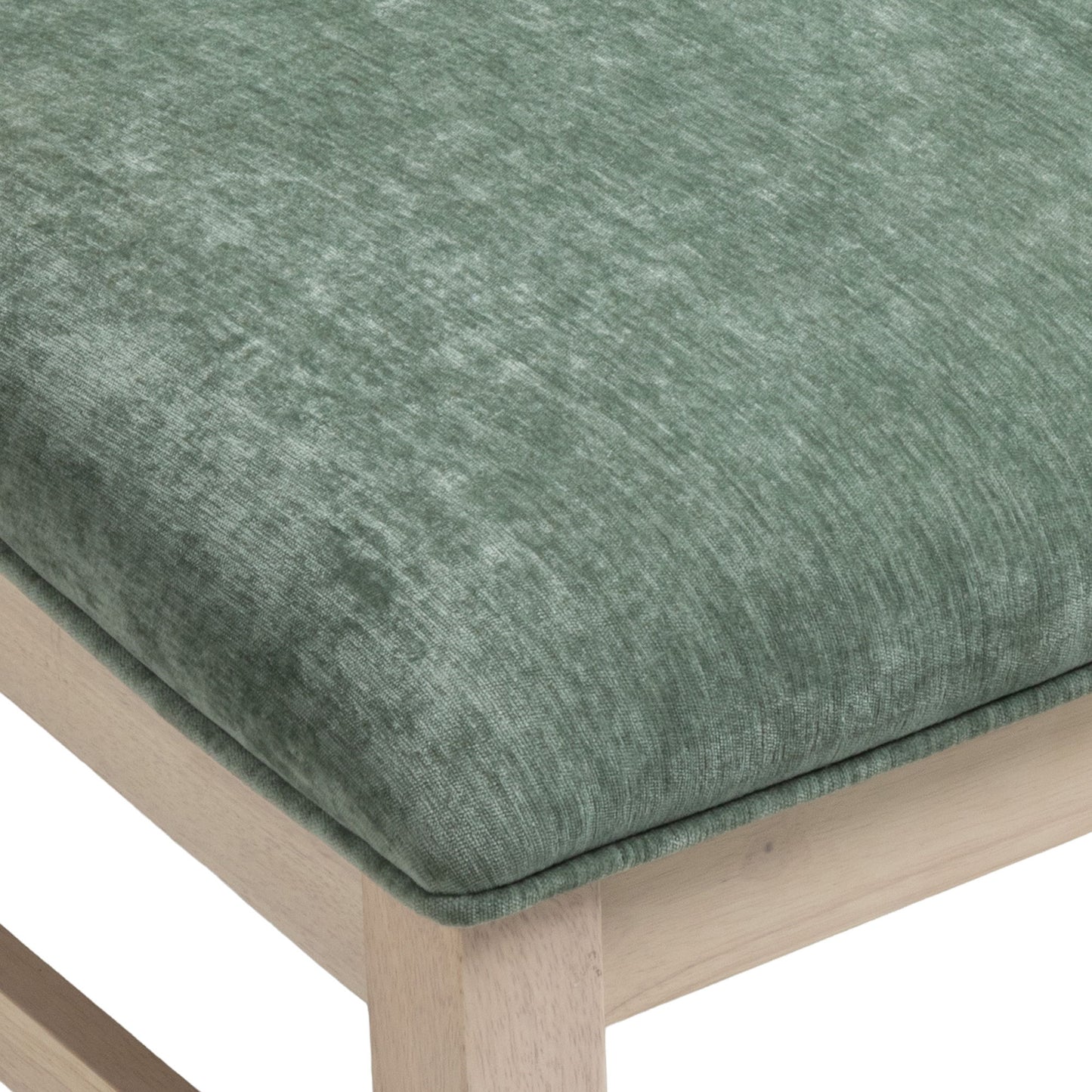 West End - Parson Chair With Sage Green Upholstery
