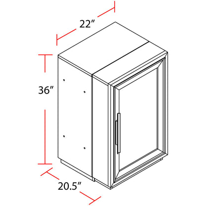Pure Modern Dining - Bar Cabinet - Moonstone