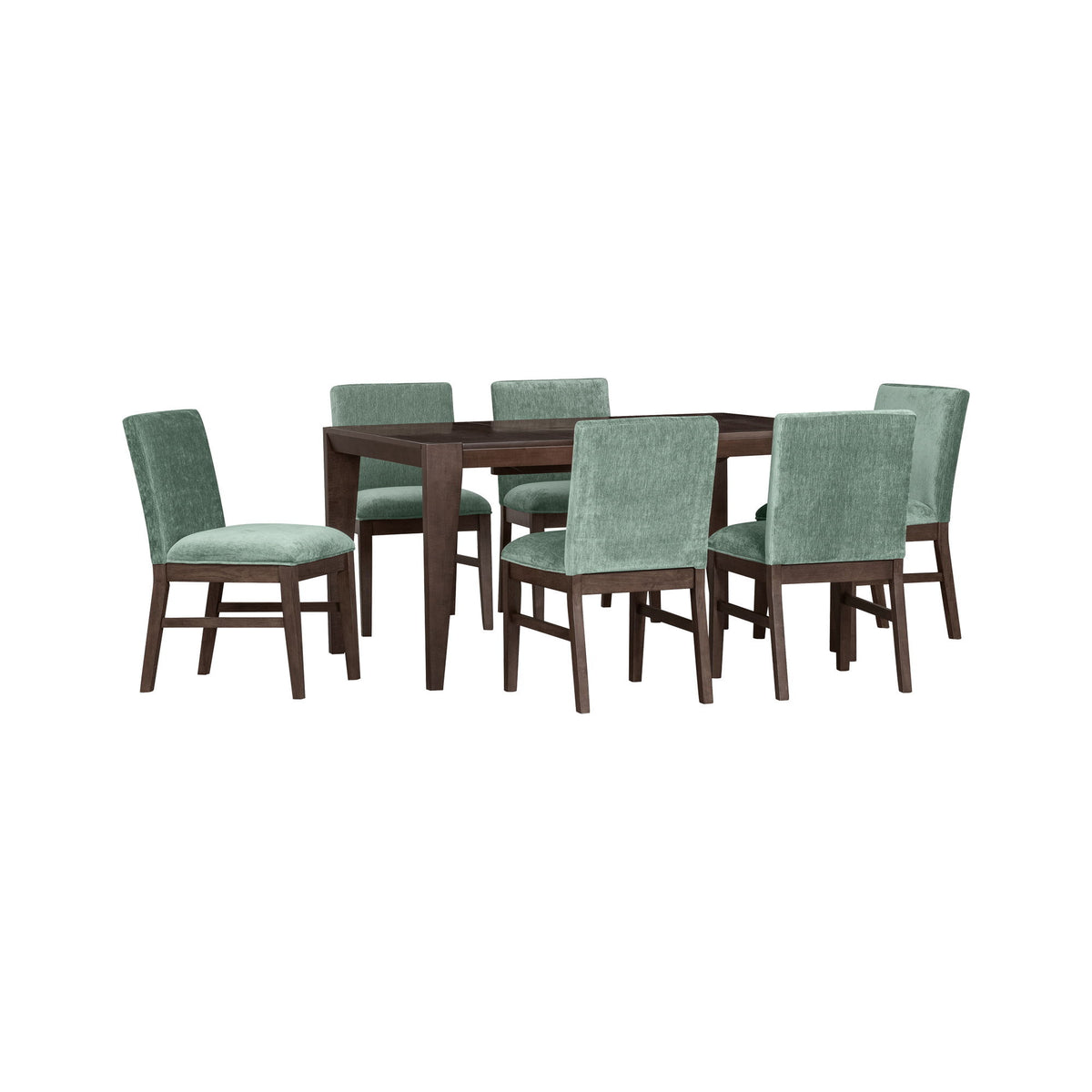 West End - Parson Chair With Sage Green Upholstery