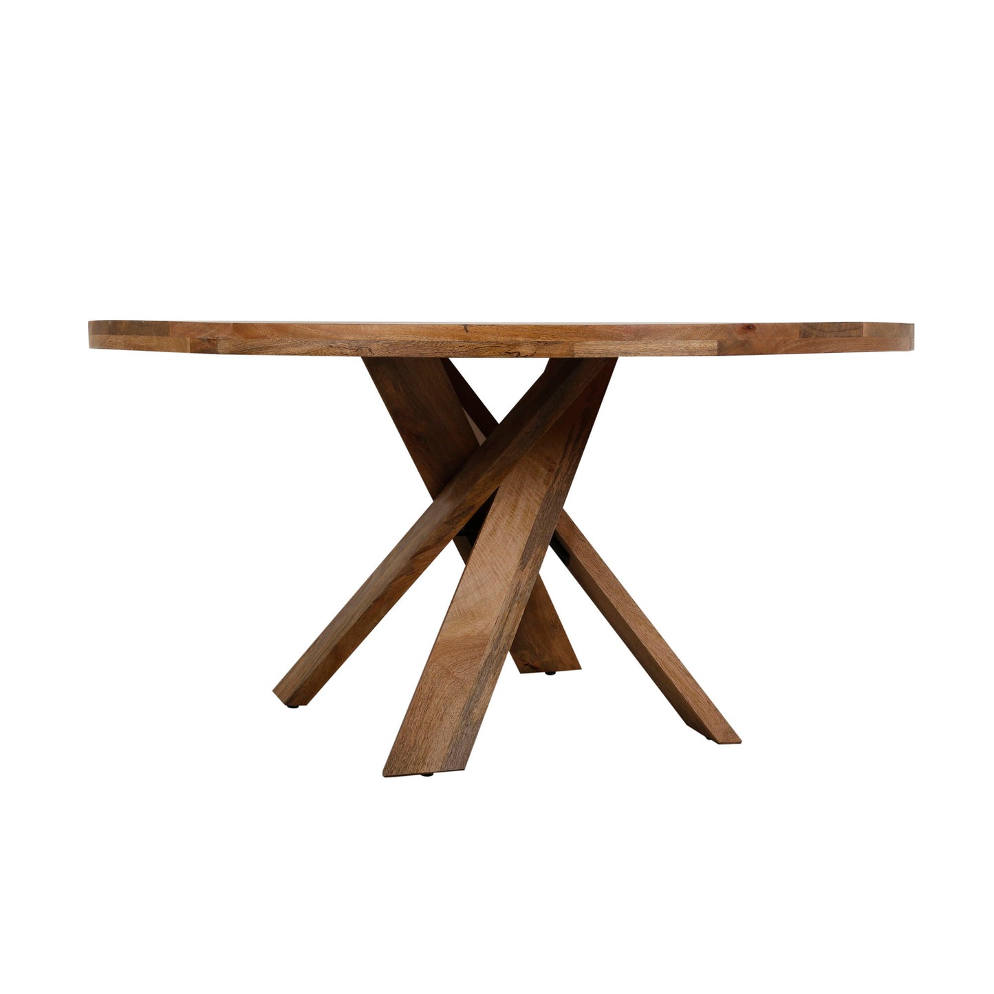Crossings - Downtown Round Dining Table With 4 Upholstered Chairs - Amber & Dark Gray