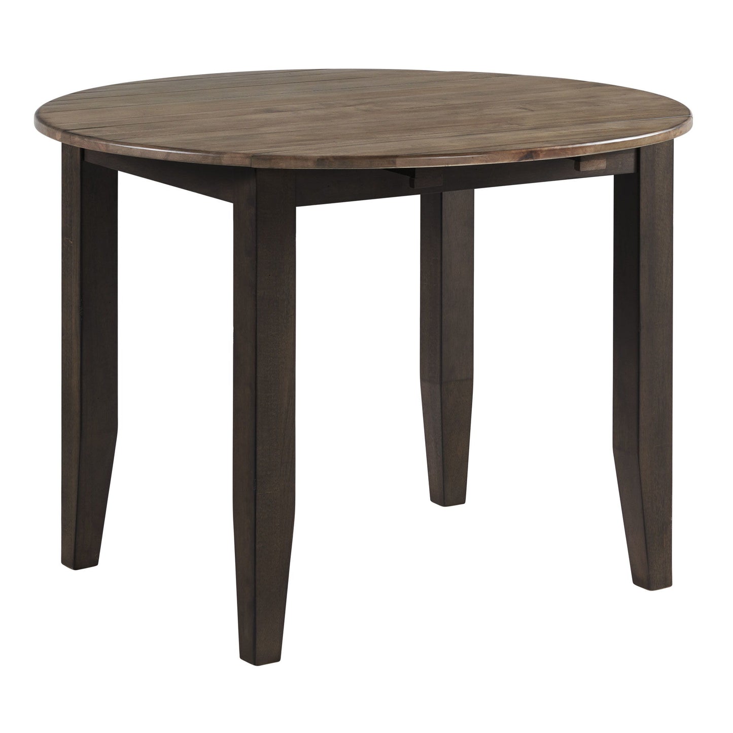 Beacon - Round Drop Leaf - Charcoal / Walnut