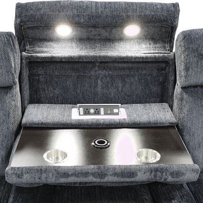 Dalton - Power Drop Down Console Sofa