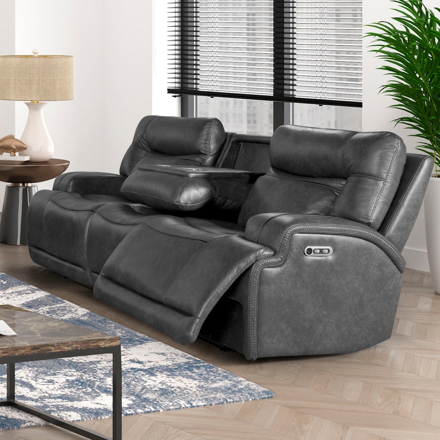 Titan - Sofa With Dual Recliner