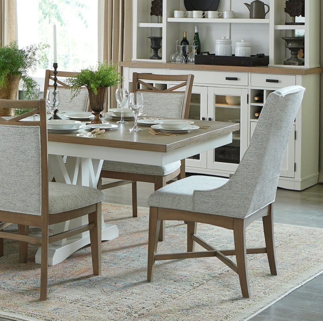 Americana Modern Dining - Host Dining Chair (Set of 2) - Cotton White