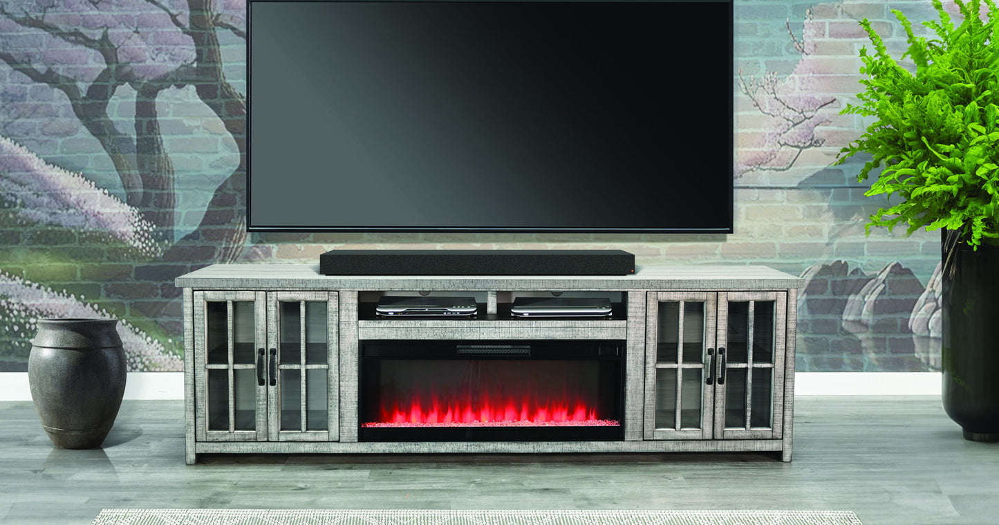 Alpine - 98" Media Console - Gray