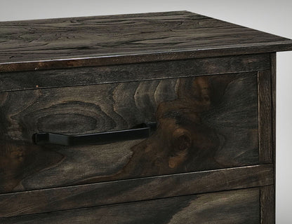 Teak - Chest - Oil Black