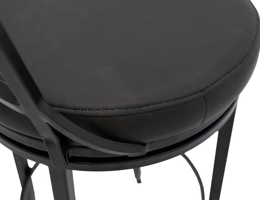Blackburn - 30" Upholstered Barstool - Licorice