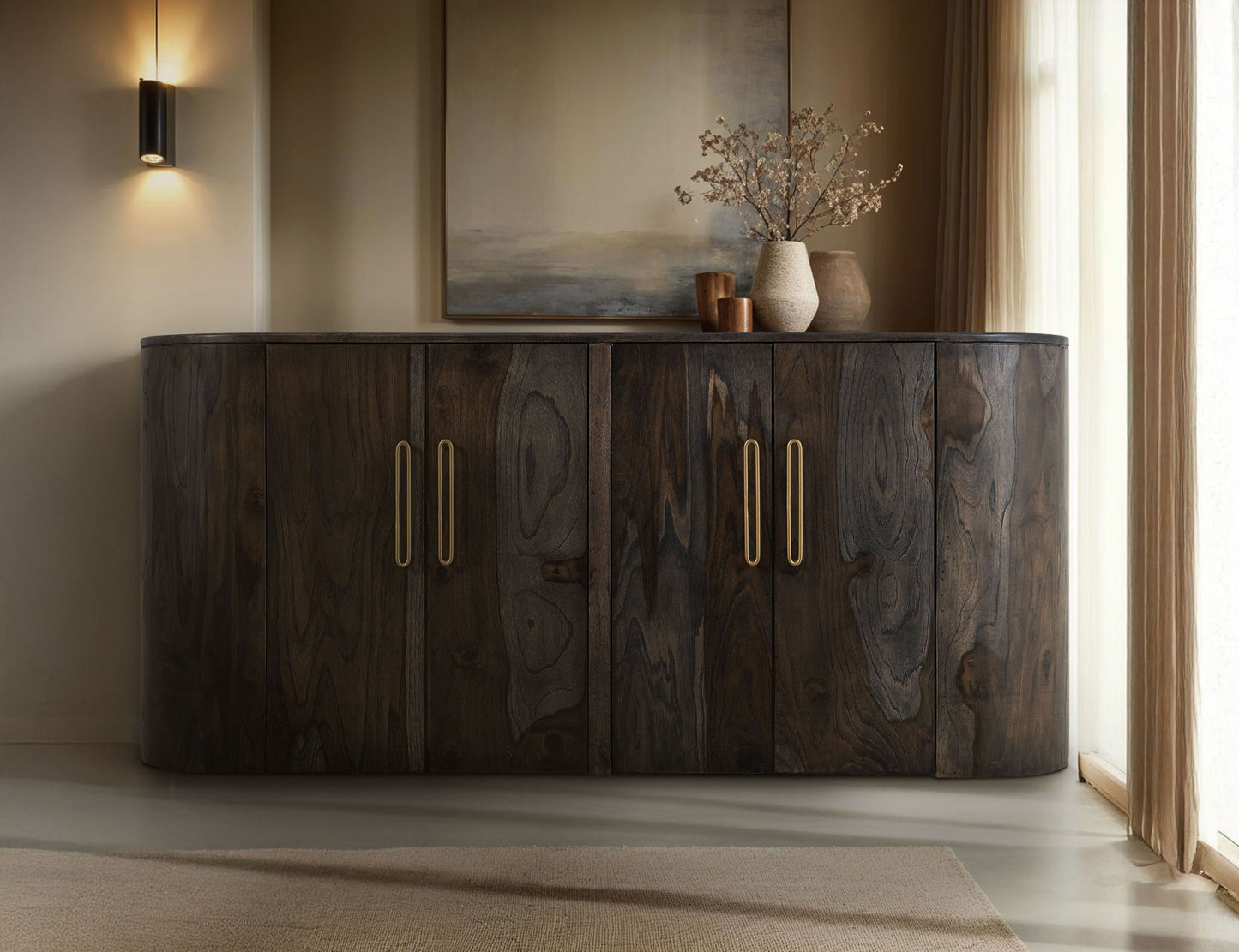 Black Balam - 4 Doors Console - Oil Black