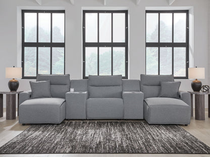 ModMax II - Salt And Pepper - Reclining Sectional