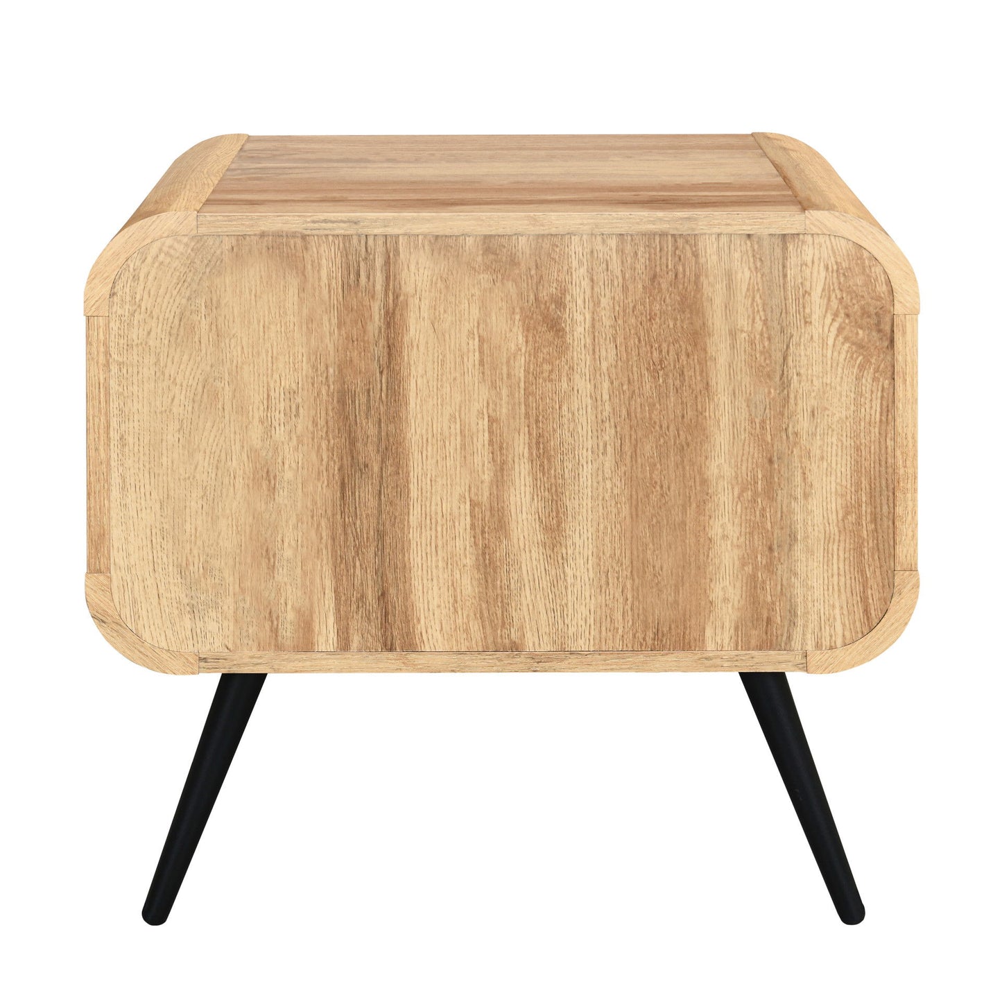 Rowan - One Drawer End Table/Bedside Table - Natural