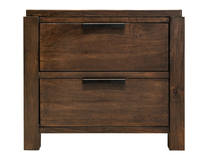Raramuri - 2 Drawer Nightstand - Dark Brown