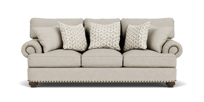 Patterson - Fabric Sofa, Nailhead Trim